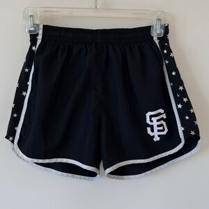 Victoria's Secret Pink San Francisco Giants Stars Athletic Active Shorts MLB